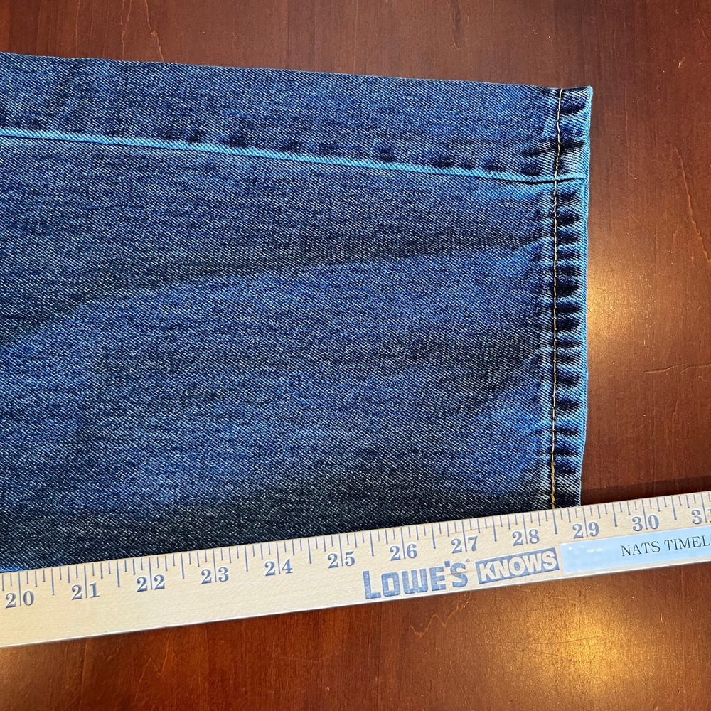 Levis 505 Regular‎ Fit Jeans Men's 36 X 29 100% Cotton Straight Leg - Picture 10 of 13